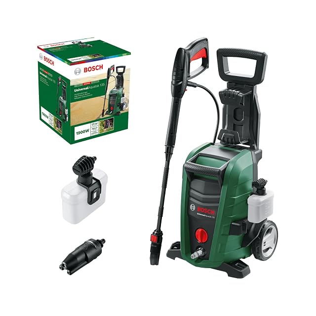 Hidrolimpiadora Bosch UniversalAquatak 135 con boquilla 3 en 1 y manguera de 7 m, fotografía de producto