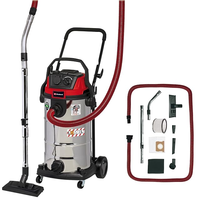 Aspirador de sólidos y líquidos Einhell TE-VC 2340 SACL con cuba de 40 litros y filtro plisado HEPA, fotografía de producto