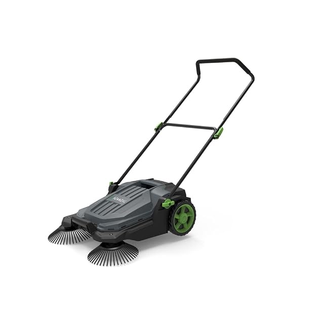Barredora manual HEMMDAL HKM65 con 65 cm de anchura de barrido y depósito de 20 litros, fotografía de producto